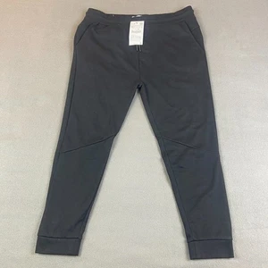 Zara Joggers Mens XL Black Tapered Sweatpants Athleisure Comfort NWT - Picture 1 of 13