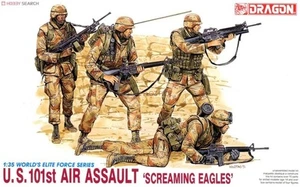 for DRAGON US 101ST ASSAULT SCREAMING EAGLES 1/35 Kits Soldiers 4 figures model - Picture 1 of 3