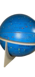 Vintage MCM Replogle Metall Himmlischer Schreibtisch Globus Sternenhimmel Sternbilder Sternzeichen - Bild 1 von 6
