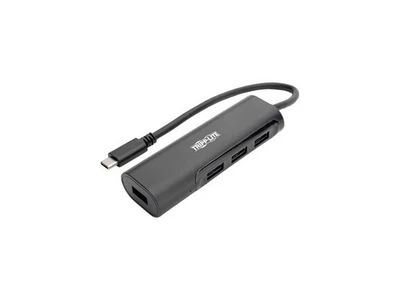 Tripp Lite U460-004-4AB 4-Port USB 3.1 Hub, 4x USB-A, Thunderbolt - Black - Image 1 of 4