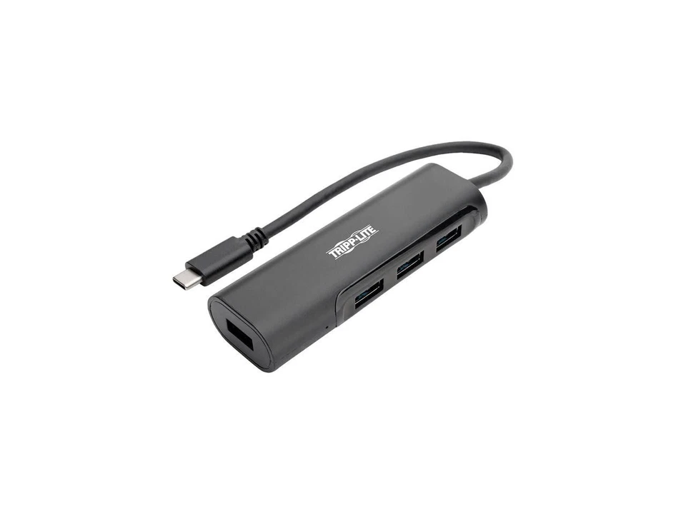 Tripp Lite U460-004-4AB 4-Port USB 3.1 Hub, 4x USB-A, Thunderbolt - Black - Image 1 of 4