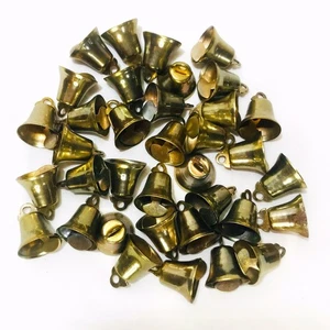 Handgefertigte kleine dekorative Messing Glocken traditionell Menge 36 Stck. 7/8" - Bild 1 von 3