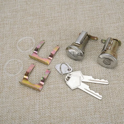 Conjunto de cilindro de cerradura de puerta Lockcraft para coche apto para Dodge D100 D250 D350 W150 W350 Foto 1 de 4