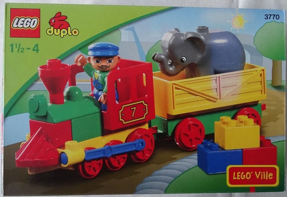 LEGO -- DUPLO -- 3770 -- MON PREMIER TRAIN -- SET COMPLET AVEC BOITE - Photo 1/2