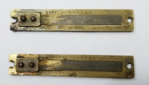 ALTE/SELTENE MADE IN PARIS ORIGINAL ZUNGEN FÜR HARMONIUM - 37 & 37 ZUNGEN DOPPELLINIE - Bild 1 von 3