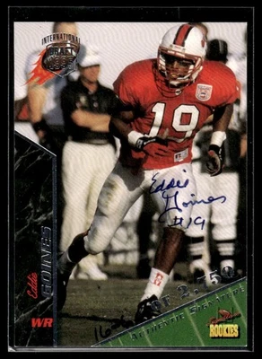 1995 Signature Rookies Eddie Goines Auto Edmonton Eskimos #32 - Image 1 of 2