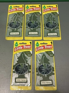 (5) WILD HEMP Little Trees Hanging Car Air Freshener New/Sealed - Picture 1 of 3