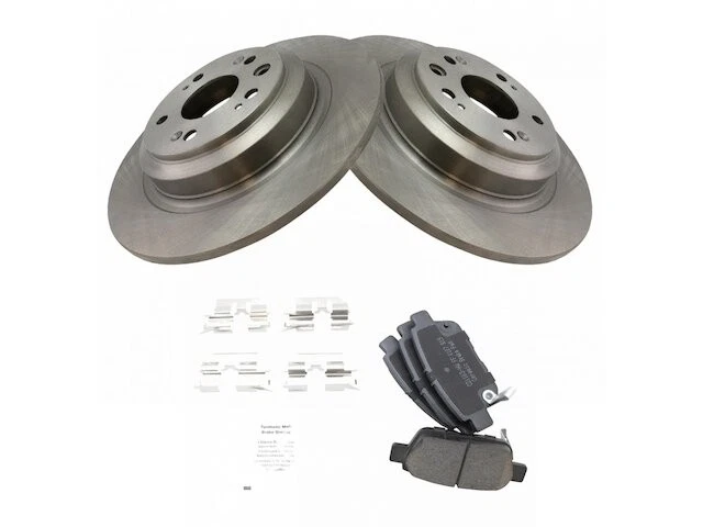 Rear Brake Pad and Rotor Kit For 2009-2014 Acura TL 2010 2012 2013 2011 TK571JV Foto 1 de 1