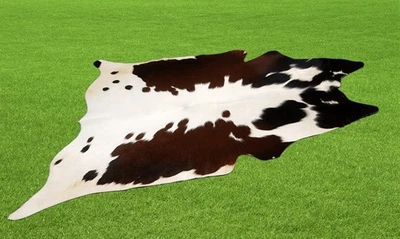 100% Original Kuhfell Teppich Bereich Skin Leder 14.69 Sq.feet (117cmx117cm) A - Bild 1 von 3