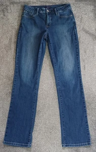 NYDJ Jeans Damen UK 10 (US 6) Blau Denim Straight Stretch W30 L32 - Bild 1 von 18