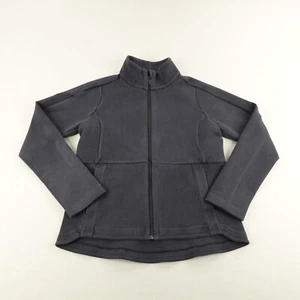 Lululemon Jacke Damen 8 grau durchgehender Reißverschluss Sweatshirt Pullover Mantel Athleisure ^ - Bild 1 von 12