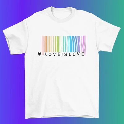 Love Is Love T shirt / LGBTQ T shirt / Gay Lesbian Bisexual T shirt - Image 1 of 3