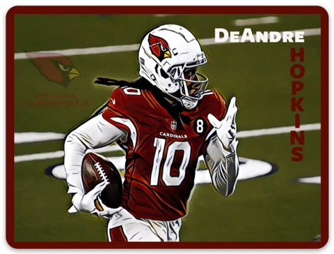 DeAndre Hopkins Arizona Cardinals Character Rendering NFL Football MAGNET Cover