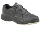Dek ARIZONA T198 Touch Fastening Leather Padded Trainers Fuller Fitting Black C