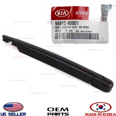 ✅Genuino✅ Brazo limpiaparabrisas trasero ⭐OEM⭐ Hyundai Entourage Kia Sedona 2007-2014 988104D001 Foto 1 de 4