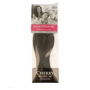 Ladies Cherry Blossom Foam Comfort Insoles, Super Soft Dual Layer - Picture 1 of 5