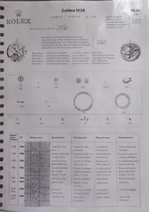 Rolex Cal 1035 1036 1036GMT 1055 1065 1066 Watch Movement Parts - Bild 1 von 46