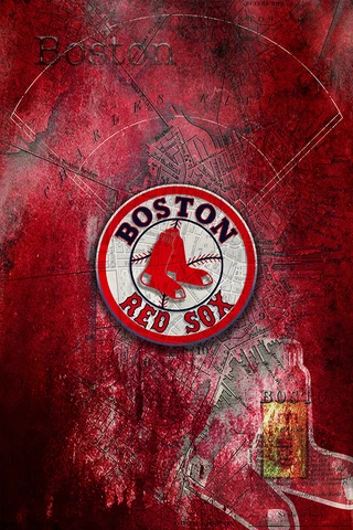BOSTON RED SOX Poster, Boston Red Sox MLB Baseball Print Free Shipping Us Cover