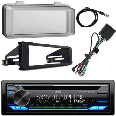 JVC KD-T920BTS Single DIN Bluetooth Radio, Weathershield, Dash Kit, Antenna - Image 1 of 4