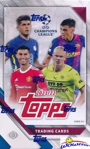 2021/22 Topps UEFA Champions League MASSIVE Factory Sealed HOBBY Box-192 Cards! - Picture 1 of 1