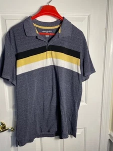 Camisa polo de algodón a rayas manga corta Banana Republic para hombre talla XL - Imagen 1 de 3