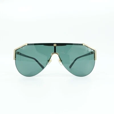 Gafas de sol Gucci GG0584 Shield doradas verde habana OS Foto 1 de 4