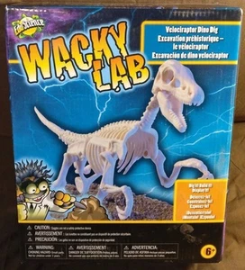 EduScience Wacky Lab Velociraptor Dino Dig Prehistoric Learning New B-3 - Picture 1 of 2