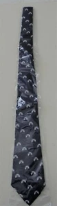 New Sunset Marketing LA CA Paramount Viacom Company 27" Blue White Logo Necktie - Imagen 1 de 5
