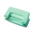 Small 2-Hole Puncher Macaron Color Round Hole Puncher New Paper Punch Tool