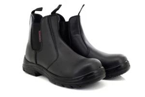 Grafters M9502A Mens Super Wide Extra Fitting Safety Toe Cap Dealer Boots - Picture 1 of 5
