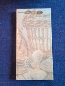 Wellspring Notepad Tablet SeaShells Shells Clams 2.75 X 5.5 Inches NIP - Picture 1 of 3