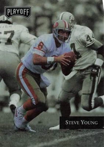 1992 Playoff Football #2 Steve Young San Francisco - Picture 1 of 2