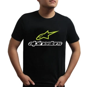 enuine Alpinestars Extreme Superbike Rider SBK Streetwear Black Men Tee T-Shirt - Picture 1 of 5