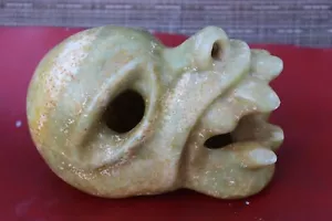 Jade skull, Buddhism, Tibet, 500-1000 AD - Picture 1 of 12