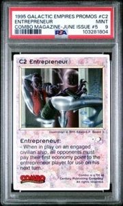 1995 Galactic Empires ENTREPRENEUR Combo Magazine # 5 PROMO C2 Total Pop 1 PSA 9 - Picture 1 of 2