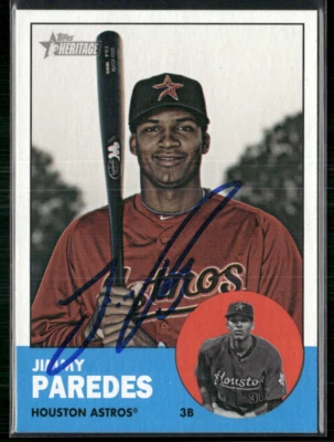 Jimmy Paredes Signed 2012 Heritage IP Auto #45 - Image 1 of 2