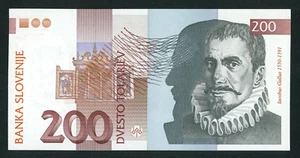SLOVENIA 200 Tolarjev 1992 UNC P15a - Foto 1 di 2