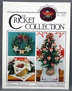 CHRISTMAS ALL STARS II volantino modello punto croce 1992 The Cricket Collection - Foto 1 di 2