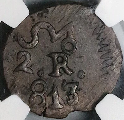 1813 NGC AU58 Mexico Oaxaca Sud 2 Reales Morelos War Independence Coin 25022305C - Image 1 of 4