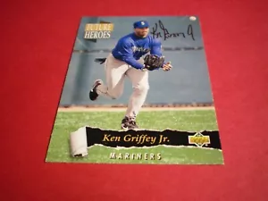 Ken Griffey jJR.1993 Upper Deck Baseball Future Heroes Gold Signature Card #59 - Picture 1 of 2