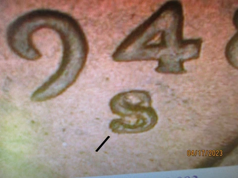 1948-S LINCOLN CENT RPM 2  S OVER S  GEM BU Cover