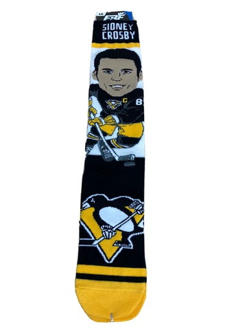 Pittsburgh Penguins Mason Crosby Mens NHL Crew Socks Large New AR193 Cover