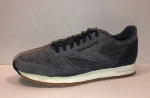Reebok Classic Leather Blue Men’s Athletic Shoes Sneakers Size 9.5  059503 - Picture 1 of 12