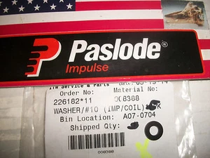 "NEW" Paslode  Part # 008388  WASHER #10 (IMP/COIL) - Picture 1 of 1
