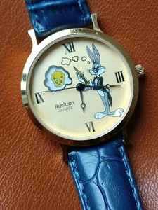Armitron "Loney Tunnes" cartons 1990 rare quartz watch - Picture 1 of 9