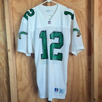Camiseta deportiva vintage Russell Philadelphia Eagles hecha en EE. UU. Randall Cunningham  Foto 1 de 4