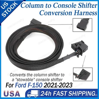 For Ford F150 Conversion Harness Column to “STOWABLE” Console Shifter 2021-2023 Foto 1 de 4