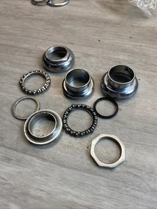 Campagnolo Headset Italian Thread Vintage Road Bike Parts Lot - Picture 1 of 13