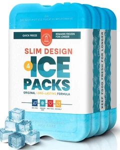 Ice Packs for Lunch Boxes & Coolers - Freezer Packs - Original Cool Pack | Co... - Picture 1 of 9