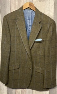 Magee Green Tweed Wool Jacket Blazer Great Cond Countryside Hunting Size 44 R - Picture 1 of 8